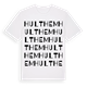 Hulthem ordlek t-shirt