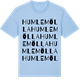 Blue Soul t-shirt med Humlemölla ordlek t-shirt