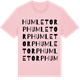 Pink Cotton t-shirt med Humletorp ordlek t-shirt