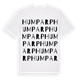 White t-shirt med Humparp ordlek t-shirt