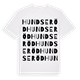Hundseröd ordlek t-shirt