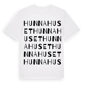 Hunnahuset ordlek t-shirt – ekologisk bomull t-shirt från Pinshirt