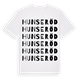 Hunseröd ordlek t-shirt