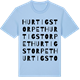Blue Soul t-shirt med Hurtigstorpet ordlek t-shirt