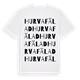 Hurva fälad ordlek t-shirt