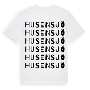 Husensjö ordlek t-shirt – ekologisk bomull t-shirt från Pinshirt