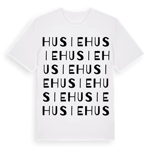 Husie ordlek t-shirt – ekologisk bomull t-shirt från Pinshirt