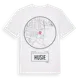 White t-shirt med Husie t-shirt