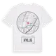 White t-shirt med Hyllie t-shirt