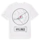 White t-shirt med Hyllinge t-shirt