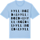 Blue Soul t-shirt med Hyllingedal ordlek t-shirt
