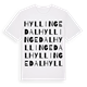 Hyllingedal ordlek t-shirt