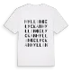 Hyllingelyckan ordlek t-shirt