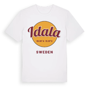 Idala cirkel t-shirt – ekologisk bomull t-shirt från Pinshirt