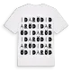 Idaröd ordlek t-shirt