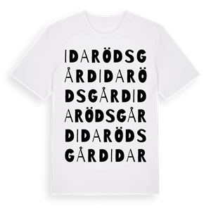 Idaröds gård ordlek t-shirt – ekologisk bomull t-shirt från Pinshirt