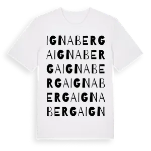 Ignaberga ordlek t-shirt – ekologisk bomull t-shirt från Pinshirt