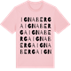 Pink Cotton t-shirt med Ignaberga ordlek t-shirt