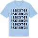 Blue Soul t-shirt med Ilnestorpsgården ordlek t-shirt