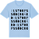 Blue Soul t-shirt med Ilstorps Södergård ordlek t-shirt