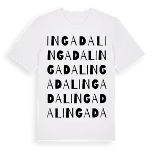 Ingadal ordlek t-shirt – ekologisk bomull t-shirt från Pinshirt
