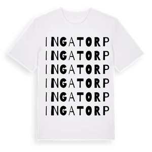 Ingatorp ordlek t-shirt – ekologisk bomull t-shirt från Pinshirt