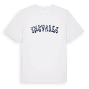 Ingvalla college t-shirt – ekologisk bomull t-shirt från Pinshirt