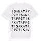 Isakatäppet ordlek t-shirt