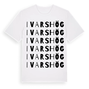 Ivarshög ordlek t-shirt – ekologisk bomull t-shirt från Pinshirt
