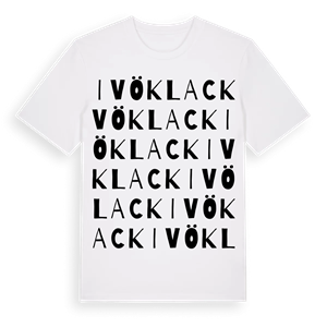Ivö klack ordlek t-shirt – ekologisk bomull t-shirt från Pinshirt