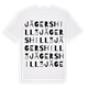 Jägershill 3 ordlek t-shirt