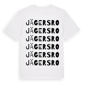Jägersro ordlek t-shirt – ekologisk bomull t-shirt från Pinshirt