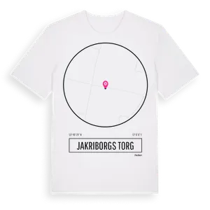 Jakriborgs Torg t-shirt – ekologisk bomull t-shirt från Pinshirt