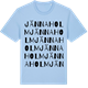Blue Soul t-shirt med Jännaholm ordlek t-shirt