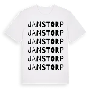 Janstorp ordlek t-shirt – ekologisk bomull t-shirt från Pinshirt