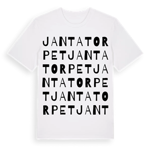 Jantatorpet ordlek t-shirt – ekologisk bomull t-shirt från Pinshirt