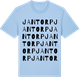 Blue Soul t-shirt med Jantorp ordlek t-shirt