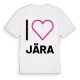 Jag älskar Jära t-shirt stort tryck