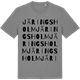 Mid Heather Gray t-shirt med Järingsholm ordlek t-shirt