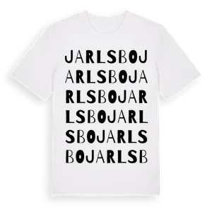 Jarlsbo ordlek t-shirt – ekologisk bomull t-shirt från Pinshirt