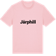 Pink Cotton t-shirt med Järphill fetstil t-shirt