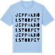 Blue Soul t-shirt med Jeppaknölstorpet ordlek t-shirt