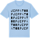 Blue Soul t-shirt med Jeppatorp ordlek t-shirt