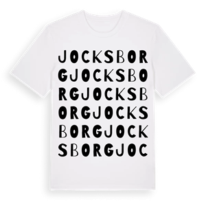 Jocksborg ordlek t-shirt – ekologisk bomull t-shirt från Pinshirt