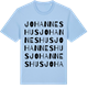 Blue Soul t-shirt med Johanneshus ordlek t-shirt