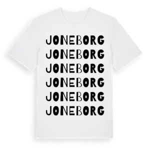 Joneborg ordlek t-shirt – ekologisk bomull t-shirt från Pinshirt