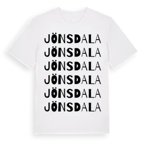 Jönsdala ordlek t-shirt – ekologisk bomull t-shirt från Pinshirt