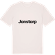 Vintage White t-shirt med Jonstorp fetstil t-shirt