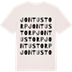 Vintage White t-shirt med Jontustorp ordlek t-shirt