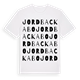 Jordbackabo ordlek t-shirt